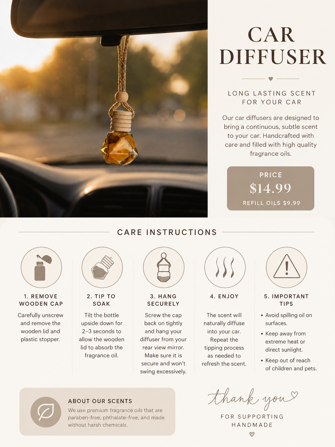 Car diffusers