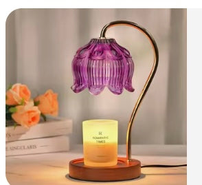 Lotus candle warmer lamp