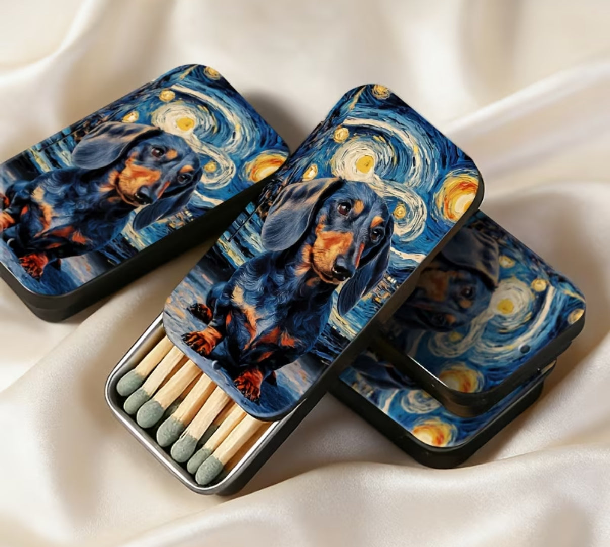 Match box tins
