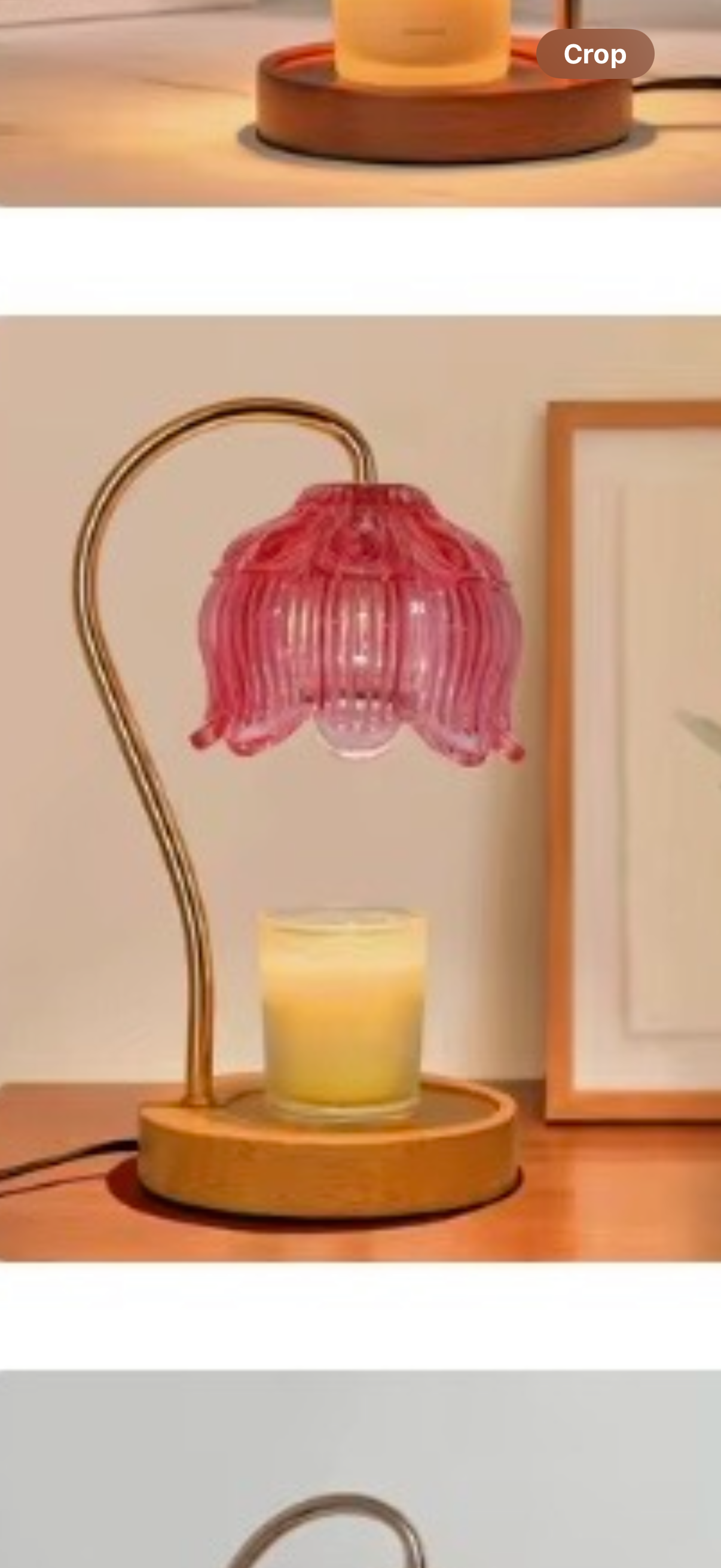 Lotus candle warmer lamp